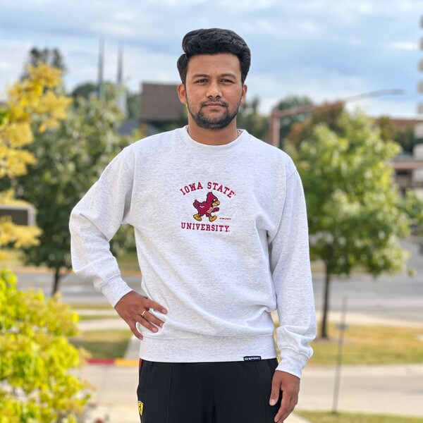 CI Sport Walking Cy Iowa State Ash Crewneck